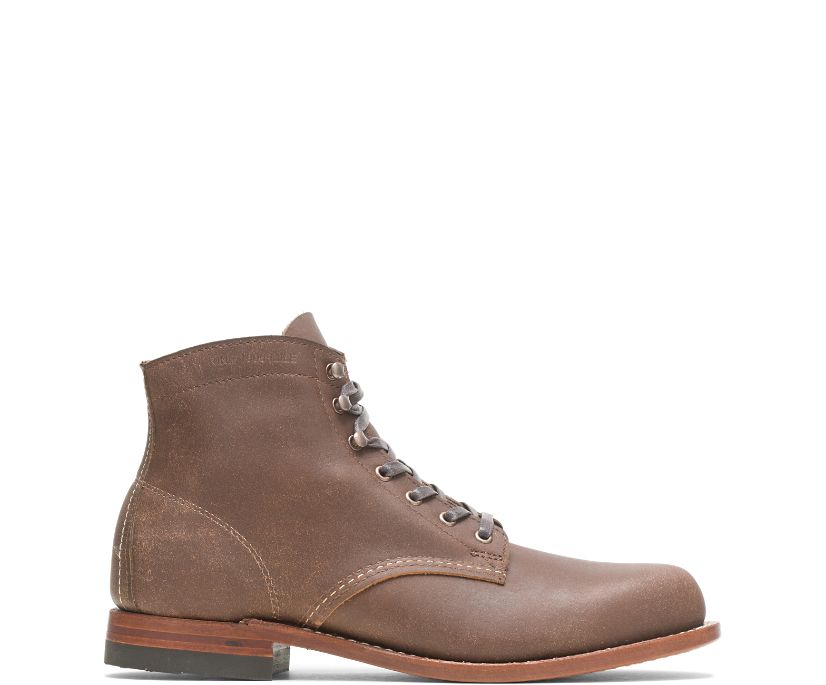 Bottes Wolverine 1000 Mile Plain-Toe Original Homme - Marron (RIY513784)